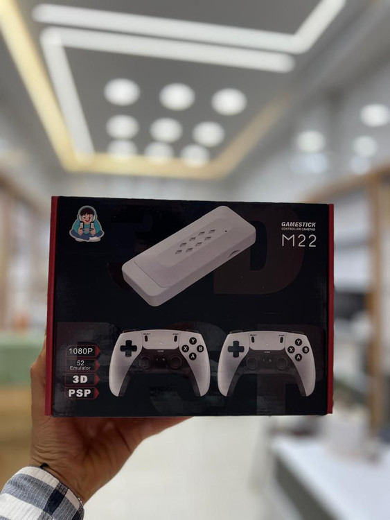 کنسول بازی Game Stick M22 با خروجی HDMI و دسته وایرلس