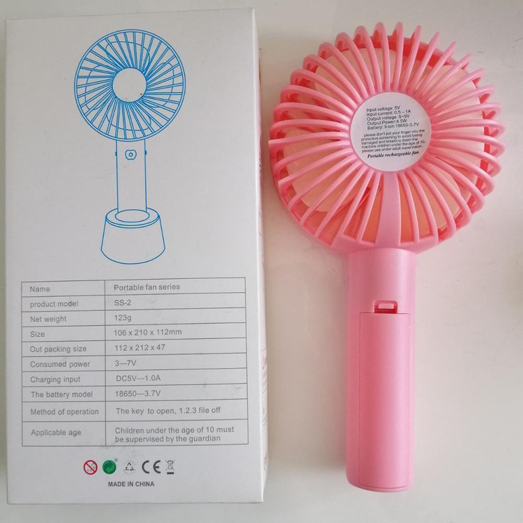 خرید پنکه شارژی رنگی N10 با باتری قوی