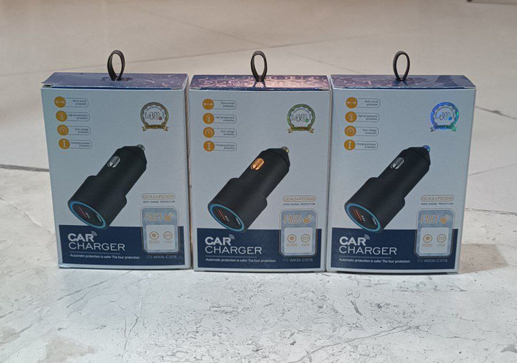شارژر فندکی 48W آکار مدل WKN-C078