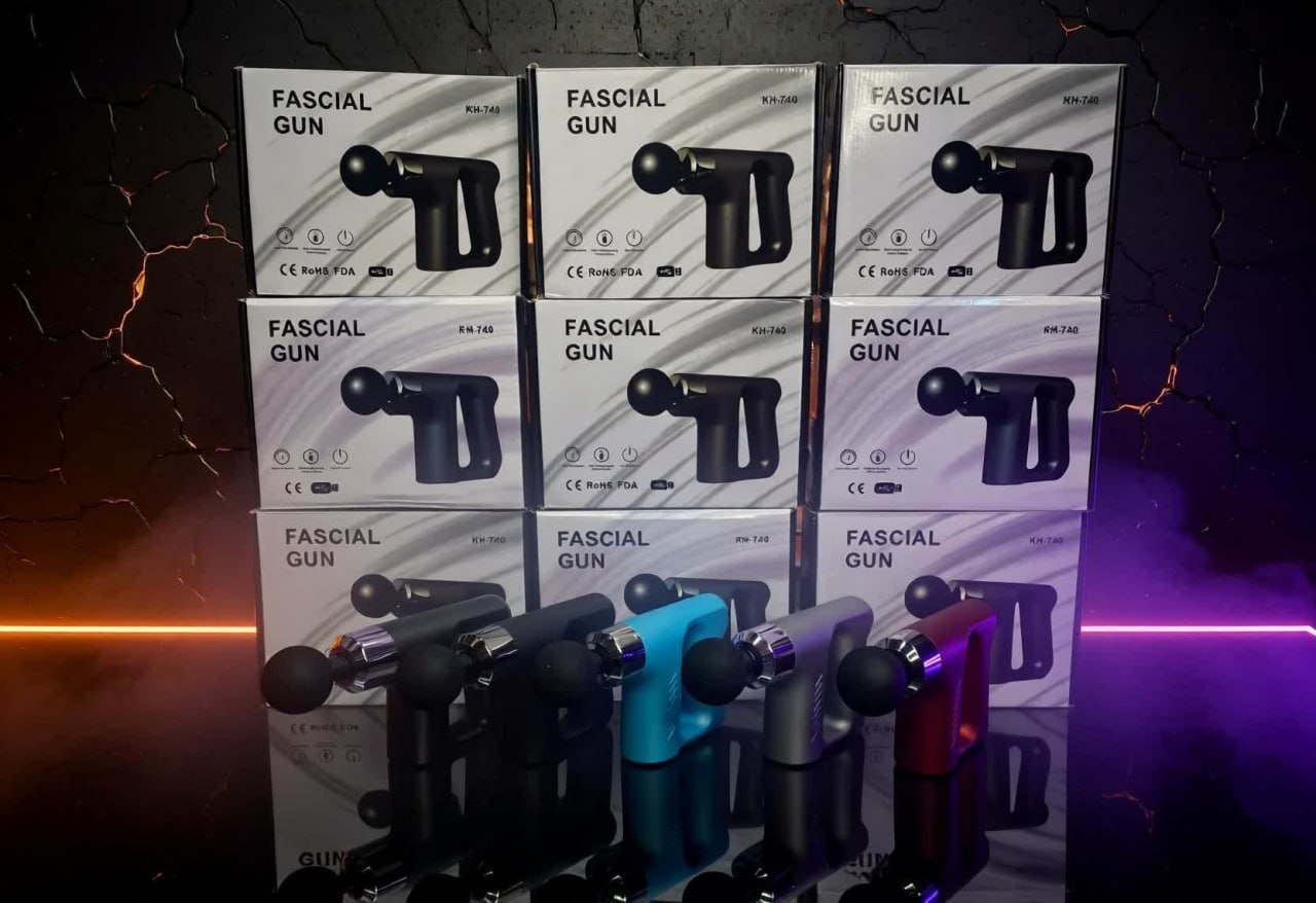 ماساژور تفنگی (Fascial Gun) مخصوص ماساژ عمقی عضلات مدل اصلی و 2 موتوره