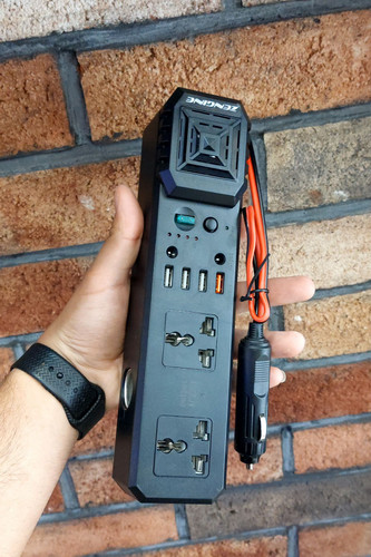 شارژر فندکی چندکاره برند (ZENGINE) NH-2420 مبدل برق ۱۲ ولت به ۲۲۰ ولت فندکی