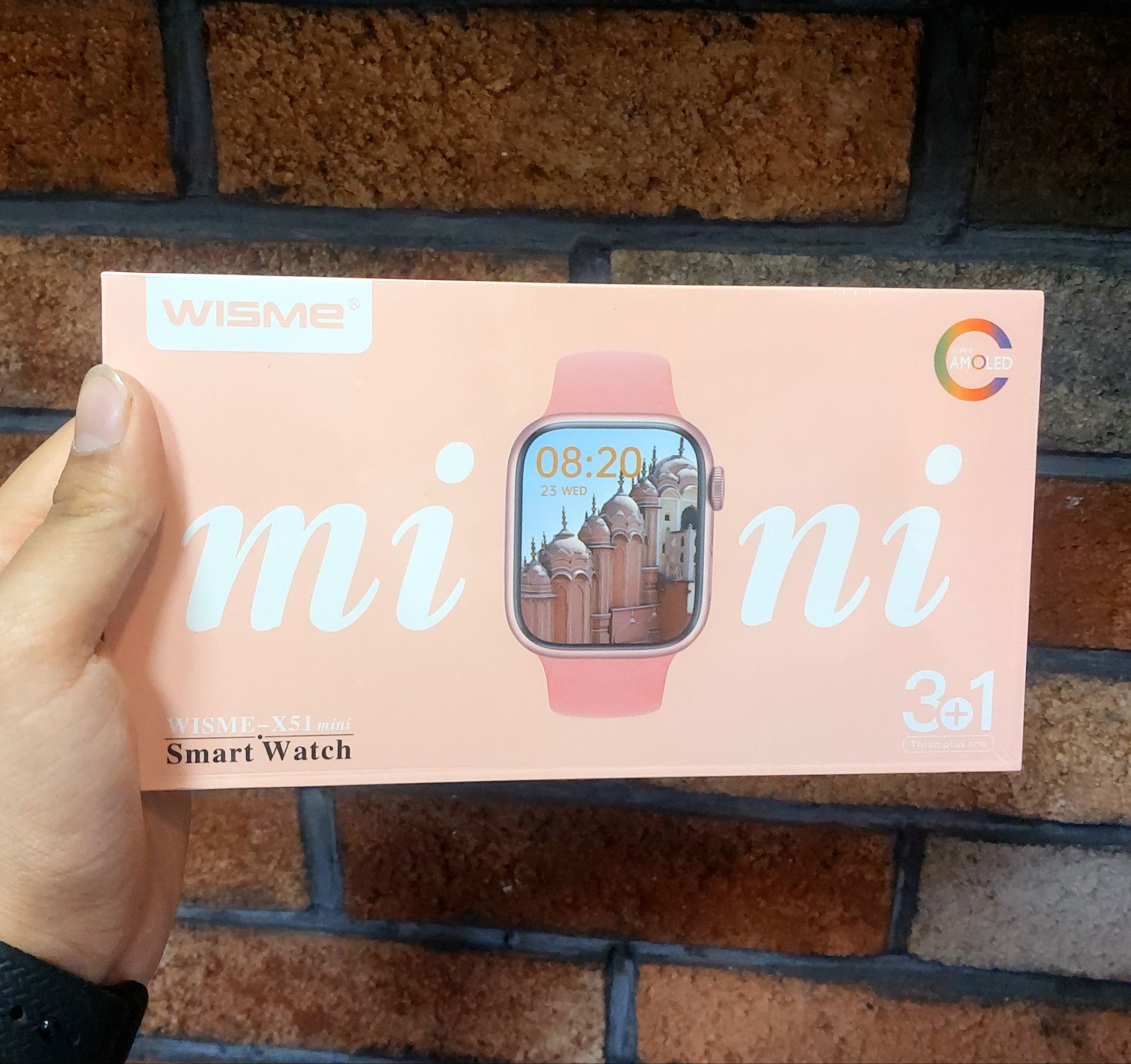 ساعت هوشمند ویسمی مدل WISME-X51 Mini – نسخه ۳ در ۱ با صفحه نمایش AMOLED